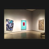 Graham Peacock's Starry Night, 1986, with paintings by Doug Haynes and Robert Scott, at the Art Gallery of Alberta's '90 x 90 ' Anniversary Exhibition Summer 2014