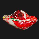 MOO, 1992,
17 x 28 1/2 x 3, Acrylic on Canvas