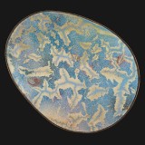 Tripoli Blue Oval 1985
77 x 74 inches
Private Collection: Stuttgart, Germany