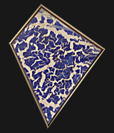 Polo Plaque Diamond One 1982
27 x 24 inches Acrylic on canvas
Private Collection, West Brookfield, Mass. USA