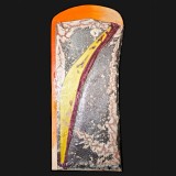 Temple of Roses, 2013 Acrylic on Canvas, 71 x 30 3/4 x 2 inches