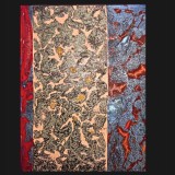 The Ashes of Varanasi, India Suite 2012Painted Canvas Collage, 60 x 48 inches.