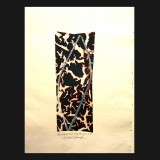 Pamukkali Suite, Plate One #16, 2010
Mono Linoleum Print on Rag paper
30