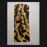 Pamukkali Suite, Plate Two #10, 2010
Mono Linoleum Print on Rag paper
30