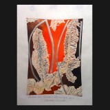 Pamukkali Suite, Plate Four #2, 2010
Mono Linoleum Print on Rag paper
39