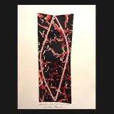 Pamukkali Suite, Plate One #9, 2010
Mono Linoleum Print on Rag paper
30