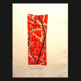 Pamukkali Suite, Plate One #15, 2010
Mono Linoleum Print on Rag paper
30