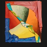 TROPHY, 'Within the Frame’, Suite Two, 2016- 2017,36 x 32 inches,  Acrylics with Canvas Collage