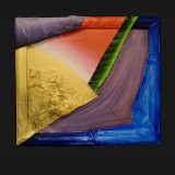 VIGOUR, 'Within the Frame’, Suite Two, 2016- 2017,32 x 362 inches,  Acrylics with Canvas Collage