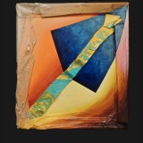 FLIGHT, 'Within the Frame’, Suite Two, 2016- 2017,36 x 32 inches,  Acrylics with Canvas