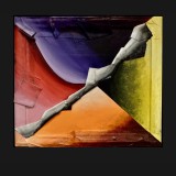 ARRESTING, 'Within the Frame’, Suite Two, 2016- 2017,32 x 36 inches,  Acrylics with Canvas Collage